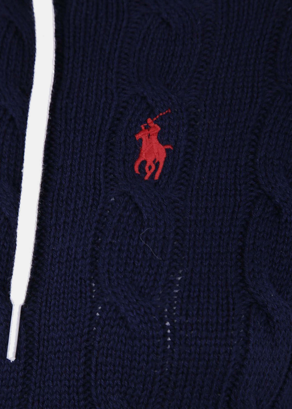 Polo Ralph Lauren Long Sleeve Full Zip Hoodie - Newport Navy - Image 3 of 3