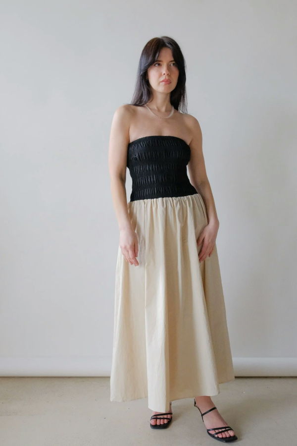 a. ren Giselle Bandeau Midi Dress
