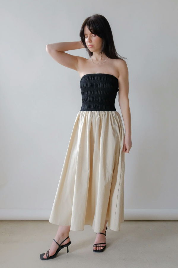 a. ren Giselle Bandeau Midi Dress
