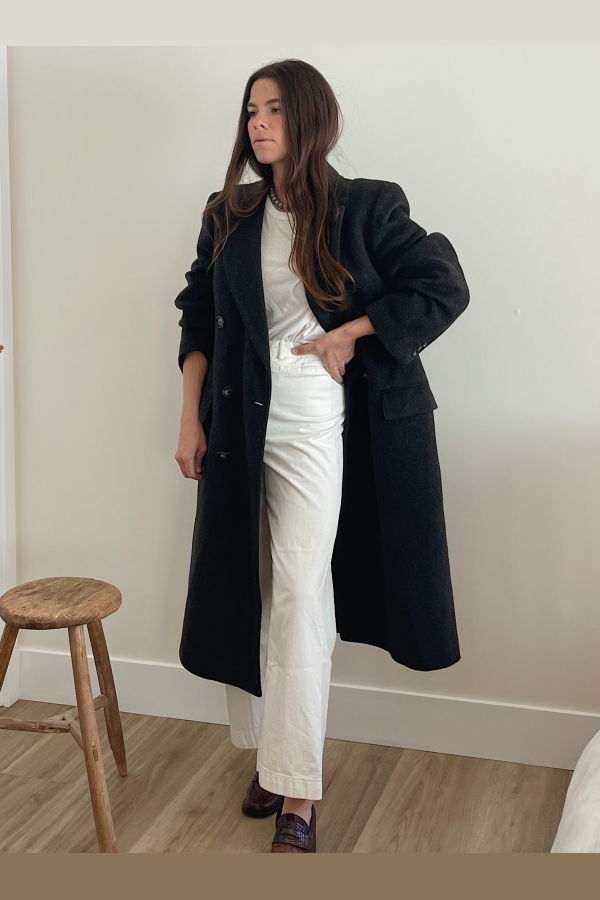 1980s Cashmere Wool Trench Coat