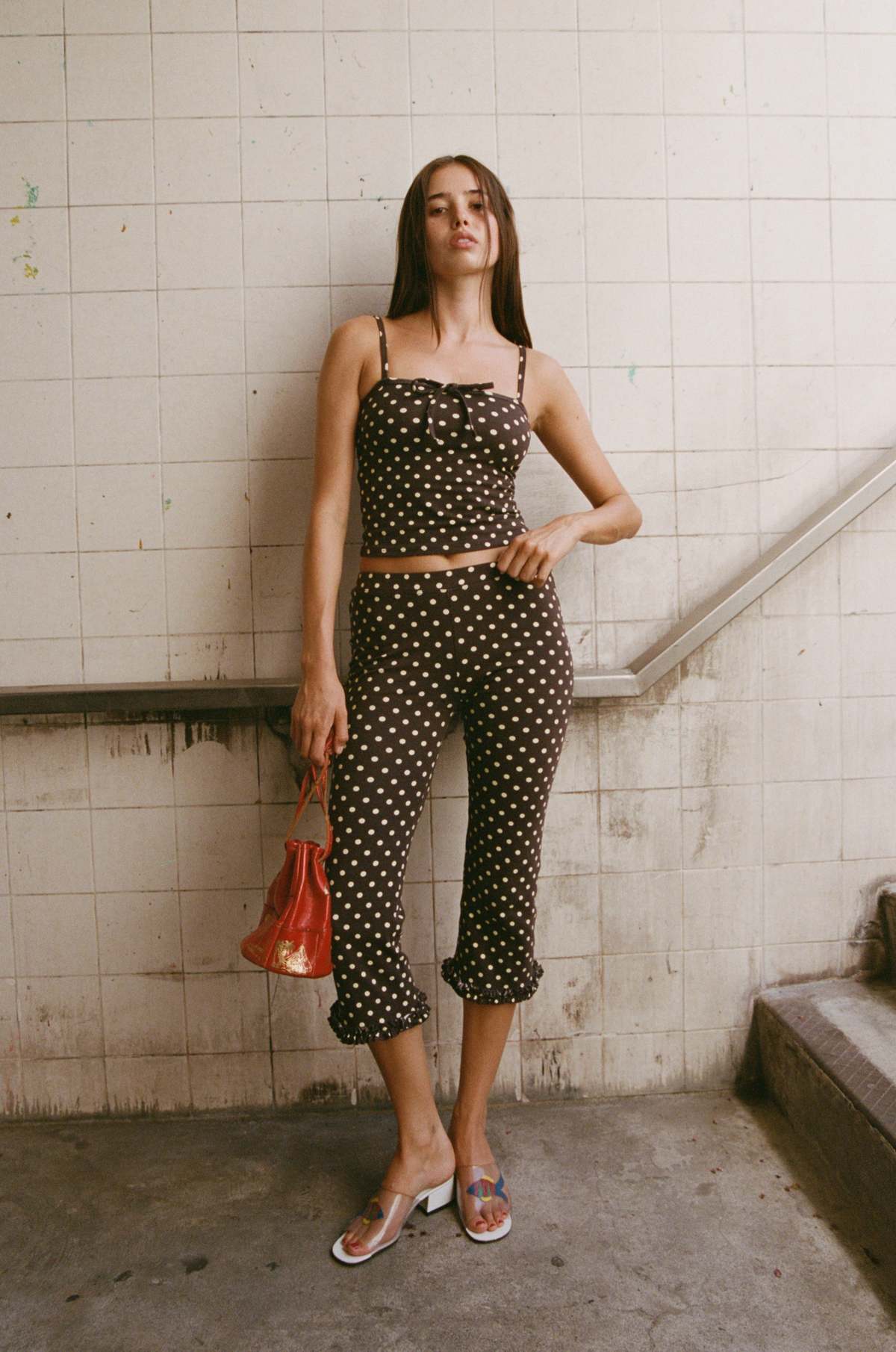 Rat Boi Ruffle Capri Pants - Image 1 of 6