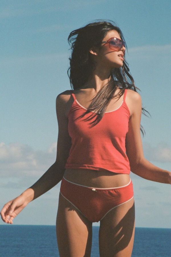 Rat Boi Scoop Back Cami - Cherry