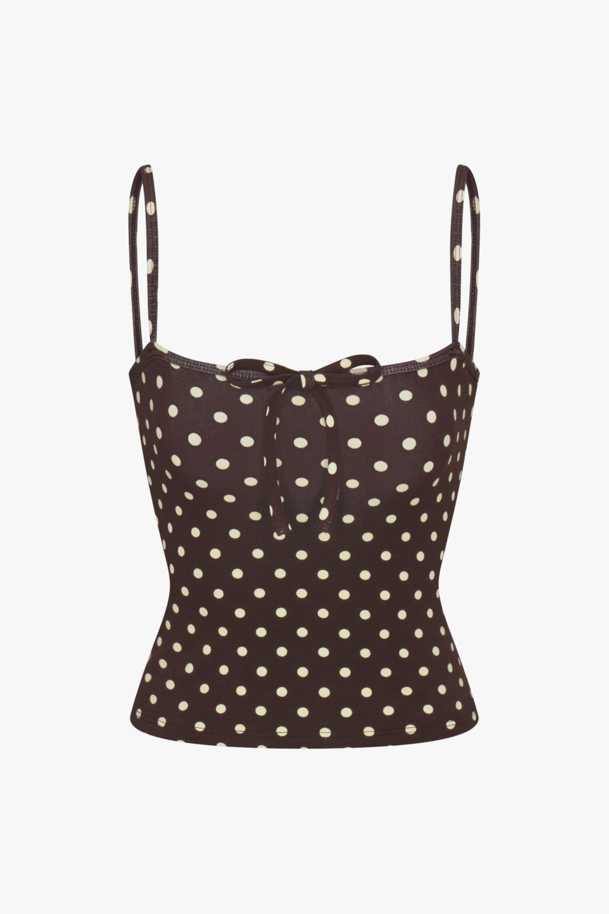 Rat Boi Tie Cami in Espresso Dot - Image 6 of 7