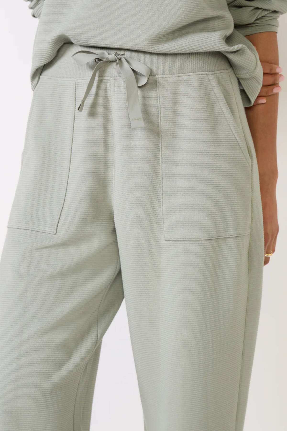 Spanx AE French Rib Wide Leg Pant - Image 4 of 5