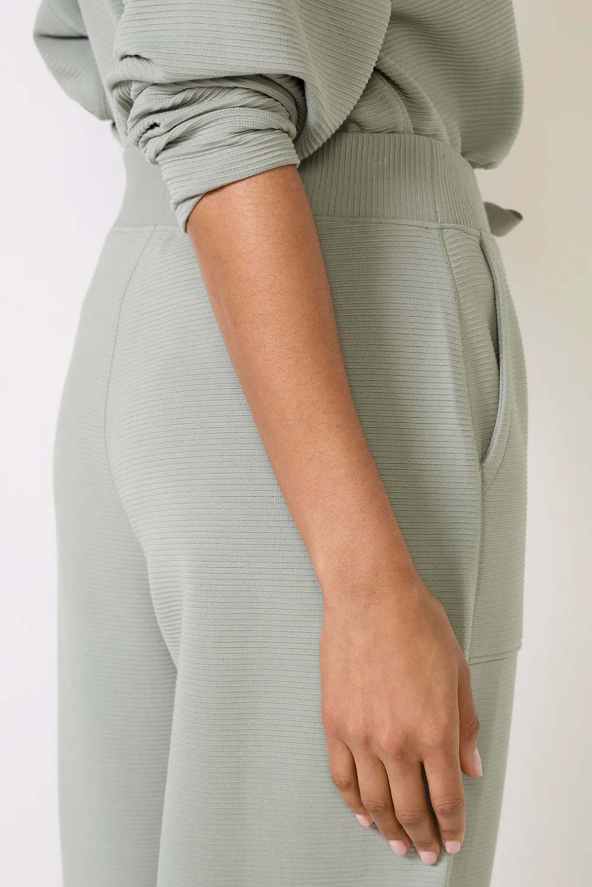 Spanx AE French Rib Wide Leg Pant - Image 5 of 5