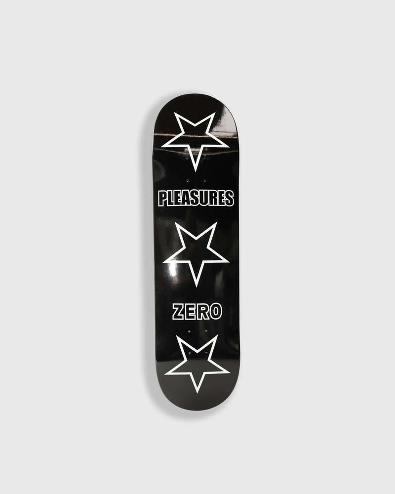 PLEASURES Zero Collab Skate Deck