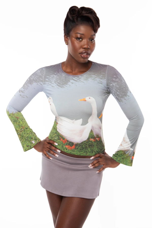 Tyler McGillivary Heidi Long Sleeve Top - Duck Duck Goose
