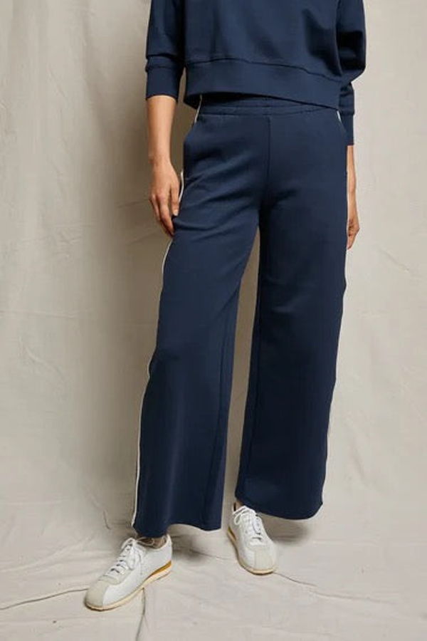Perfect White Tee Mikos Pants - Navy