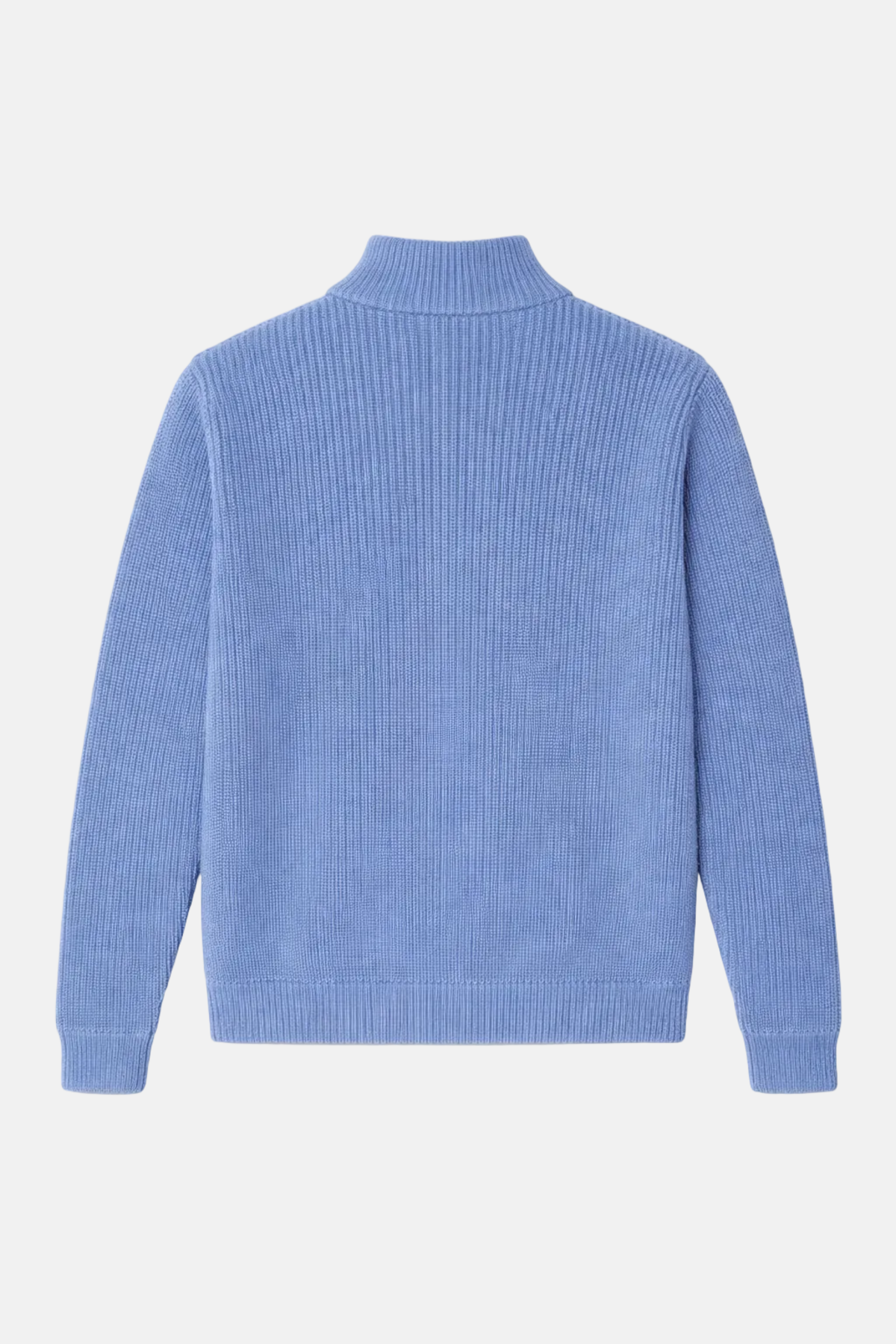 Blue&Cream Cashmere Quilted Combo Zip Jacket - Navy - Image 2 of 3