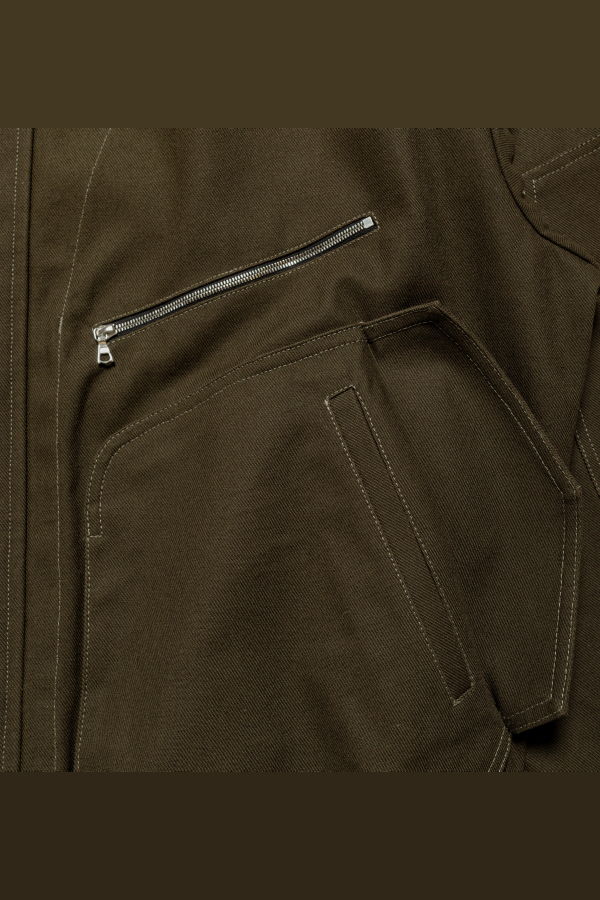 Wanze Flight Jacket - Army Green