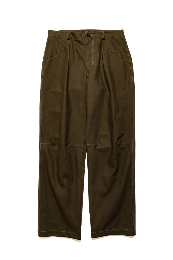 Wanze Flight Pant - Cotton Twill - Army Green