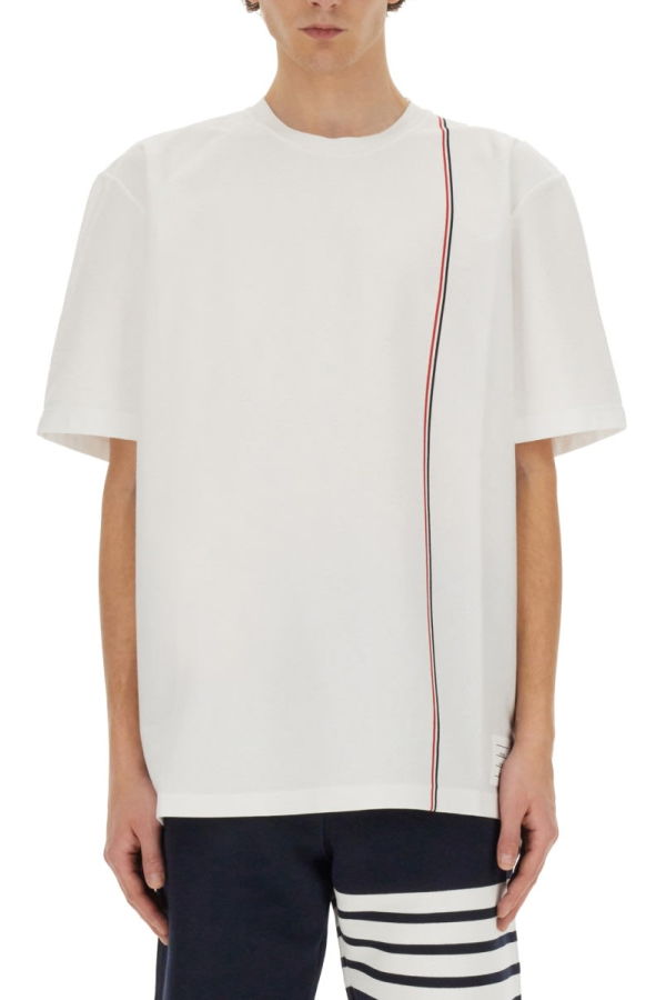 thom browne Jersey T-Shirt - White