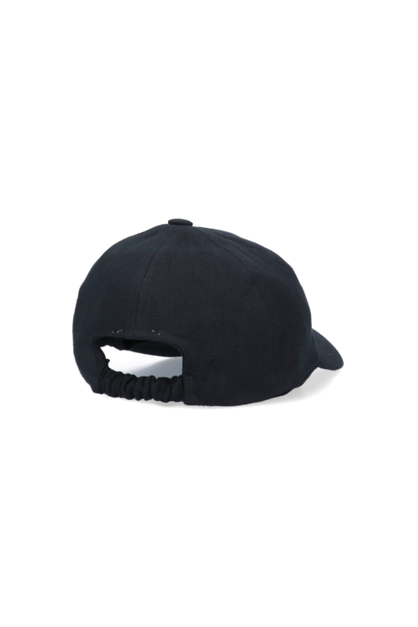 Patou Baseball Logo Beanie Hat - Black