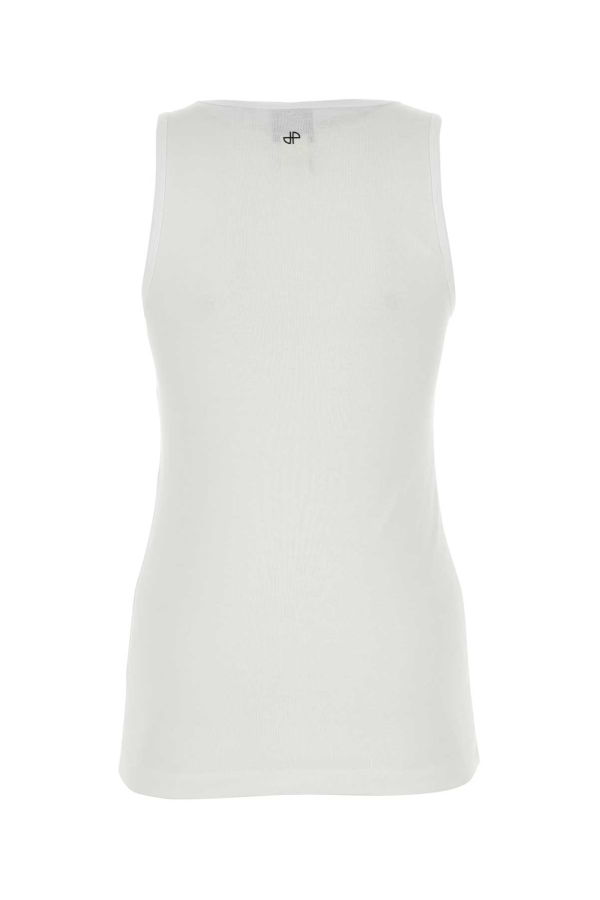Patou Cotton Tank Top - White