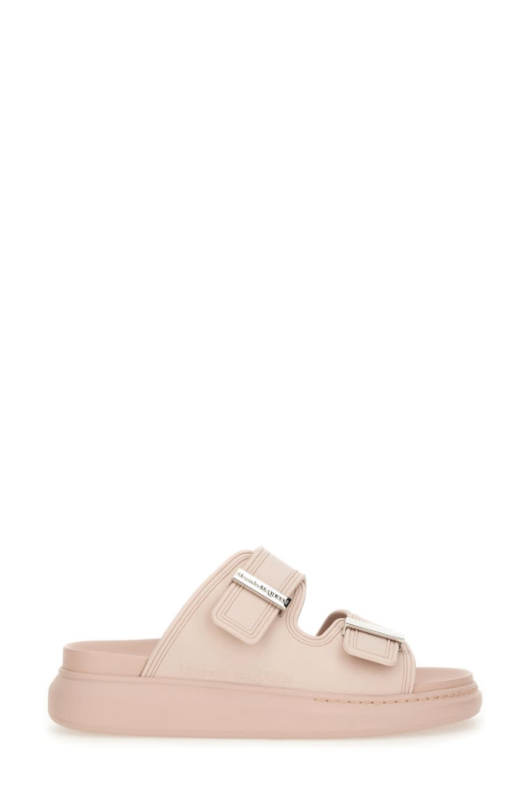 Alexander McQueen Oversize Hybrid Sandal - Silver