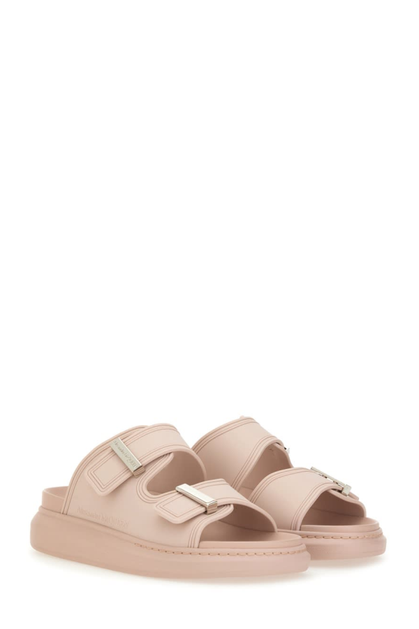 Alexander McQueen Oversize Hybrid Sandal - Silver