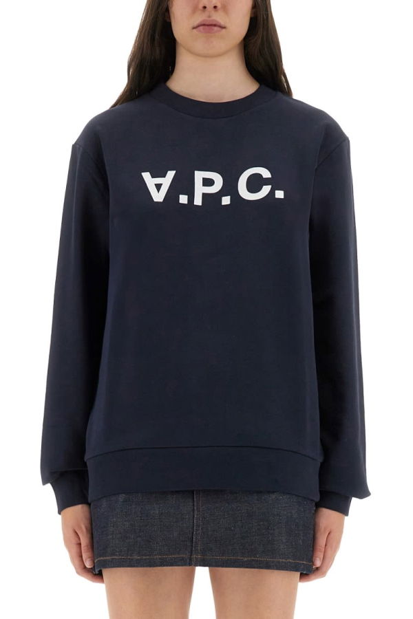 A.P.C. Standard Grand Vpc Gots Sweatshirt - Blue
