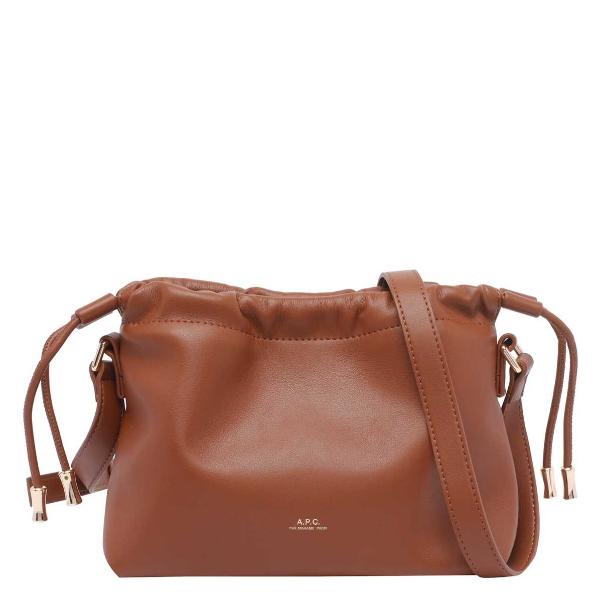 A.P.C. Mini Ninon Bucket Bag - Brown - Image 1 of 4