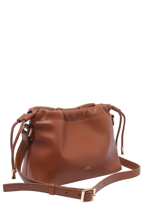 A.P.C. Mini Ninon Bucket Bag - Brown
