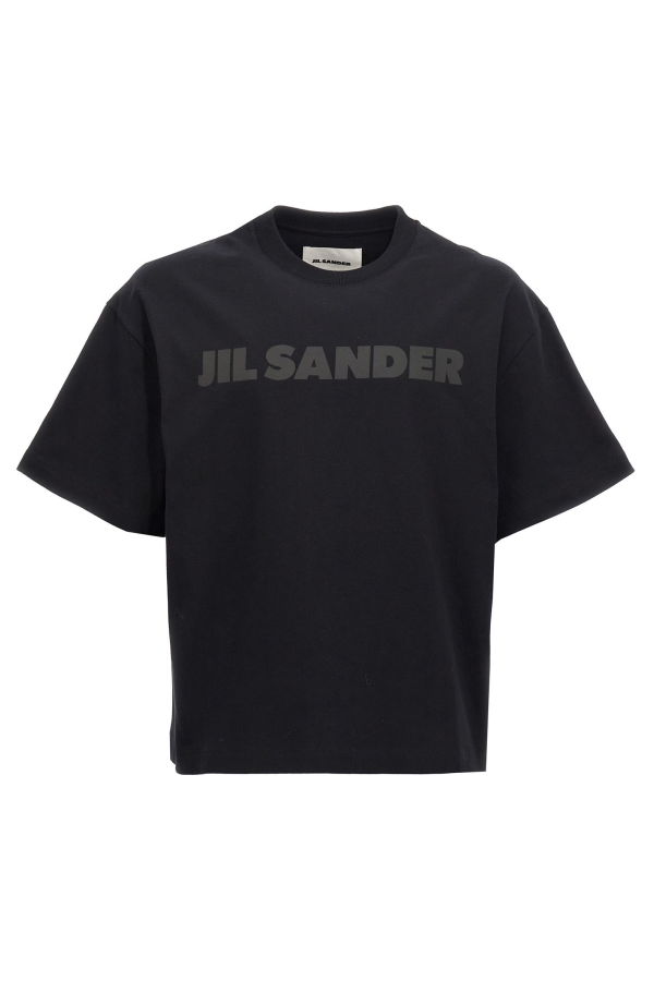 Jil Sander Logo Print T-shirt - Black