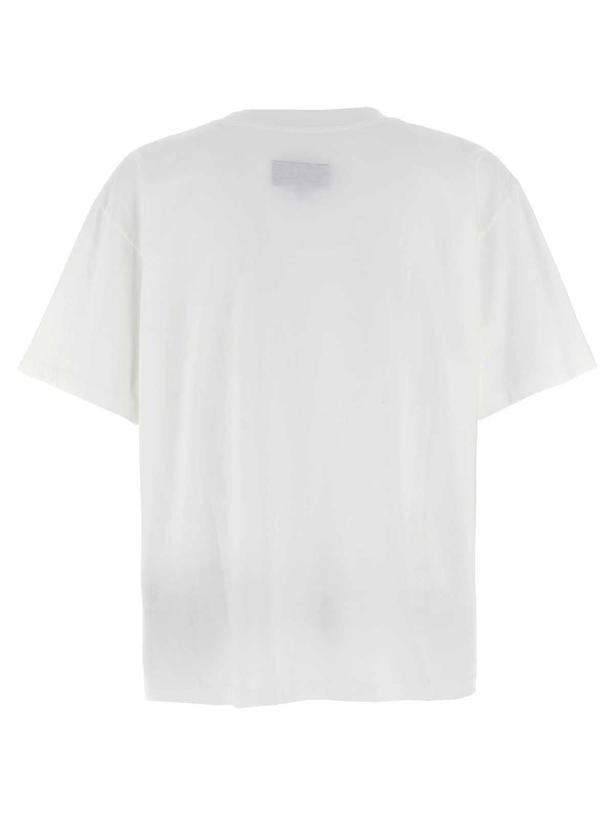 MM6 Maison Margiela Numeric Signature MM6 Patch T-Shirt - White - Image 2 of 4