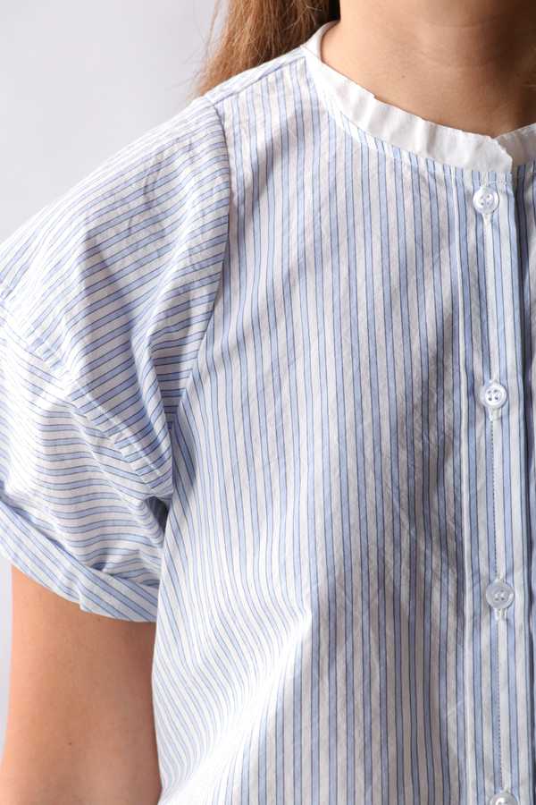 Fabiana Pigna Calun Blouse - Blue Stripe