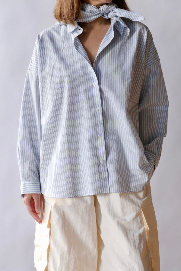 Fabiana Pigna Suma Blouse - Blue Stripe