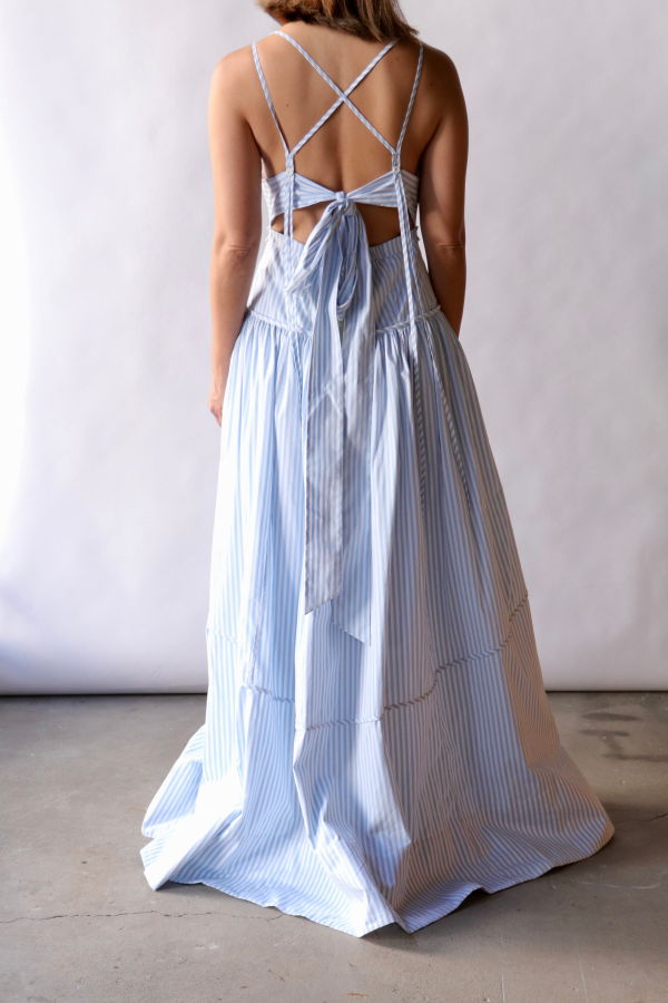 Lee Mathews Odette Cami Dress - Sky