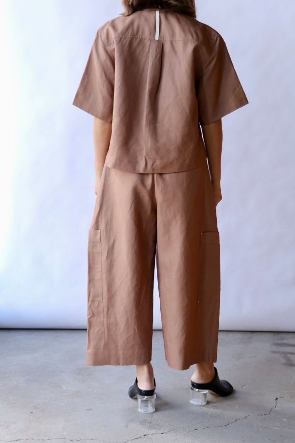 Lee Mathews Rene SS Shirt - Copper