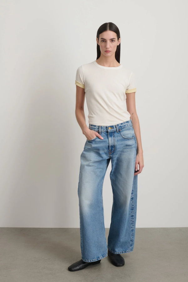 B Sides Floppy Jean in Charley Wash Jeans