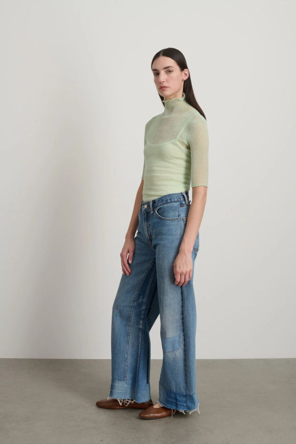 B Sides Reworked Vintage Culotte - Vintage Indigo