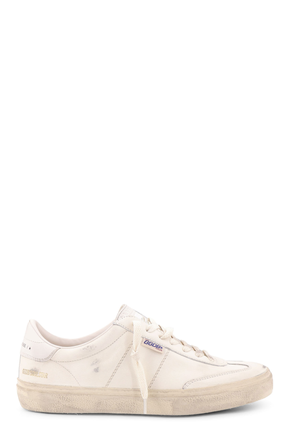 Golden Goose Soul Star Leather Low-Top Sneakers - White Milk
