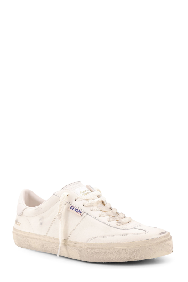 Golden Goose Soul Star Leather Low-Top Sneakers - White Milk