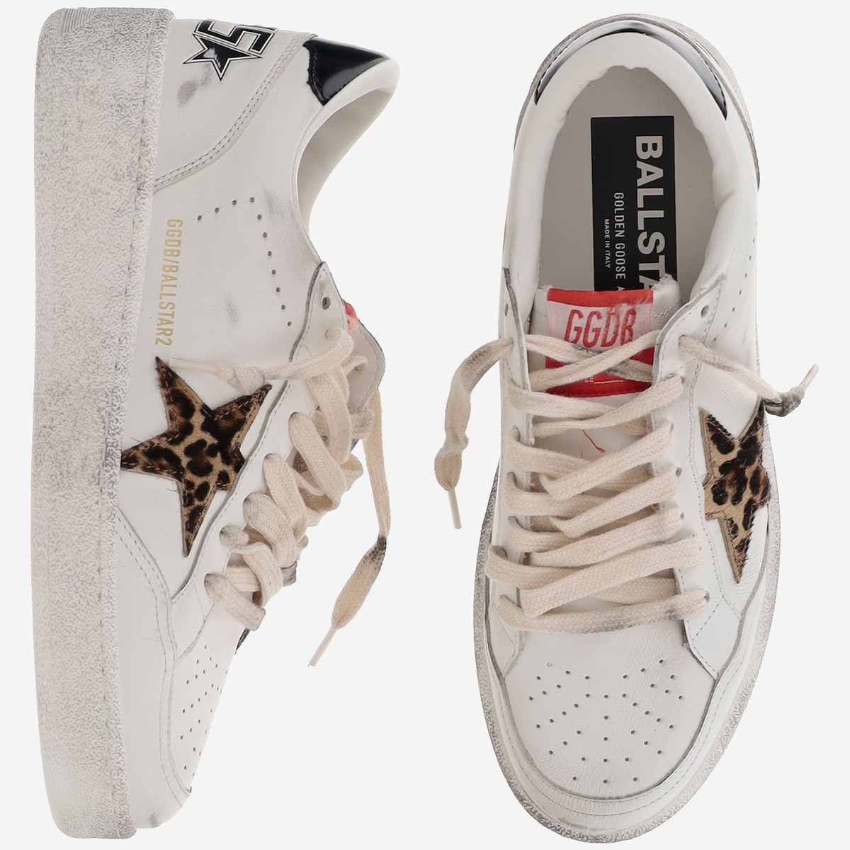 Golden Goose Ball Star Sneakers - Brown - Image 2 of 5