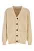 Golden Goose Stretch Cotton Blend Cardigan - Travertine - Thumbnail 1