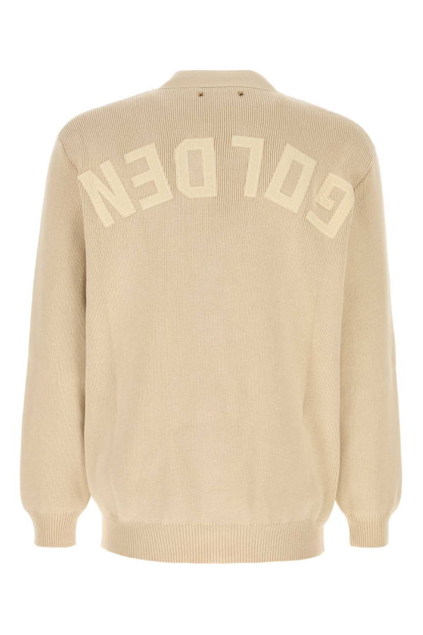 Golden Goose Stretch Cotton Blend Cardigan - Travertine
