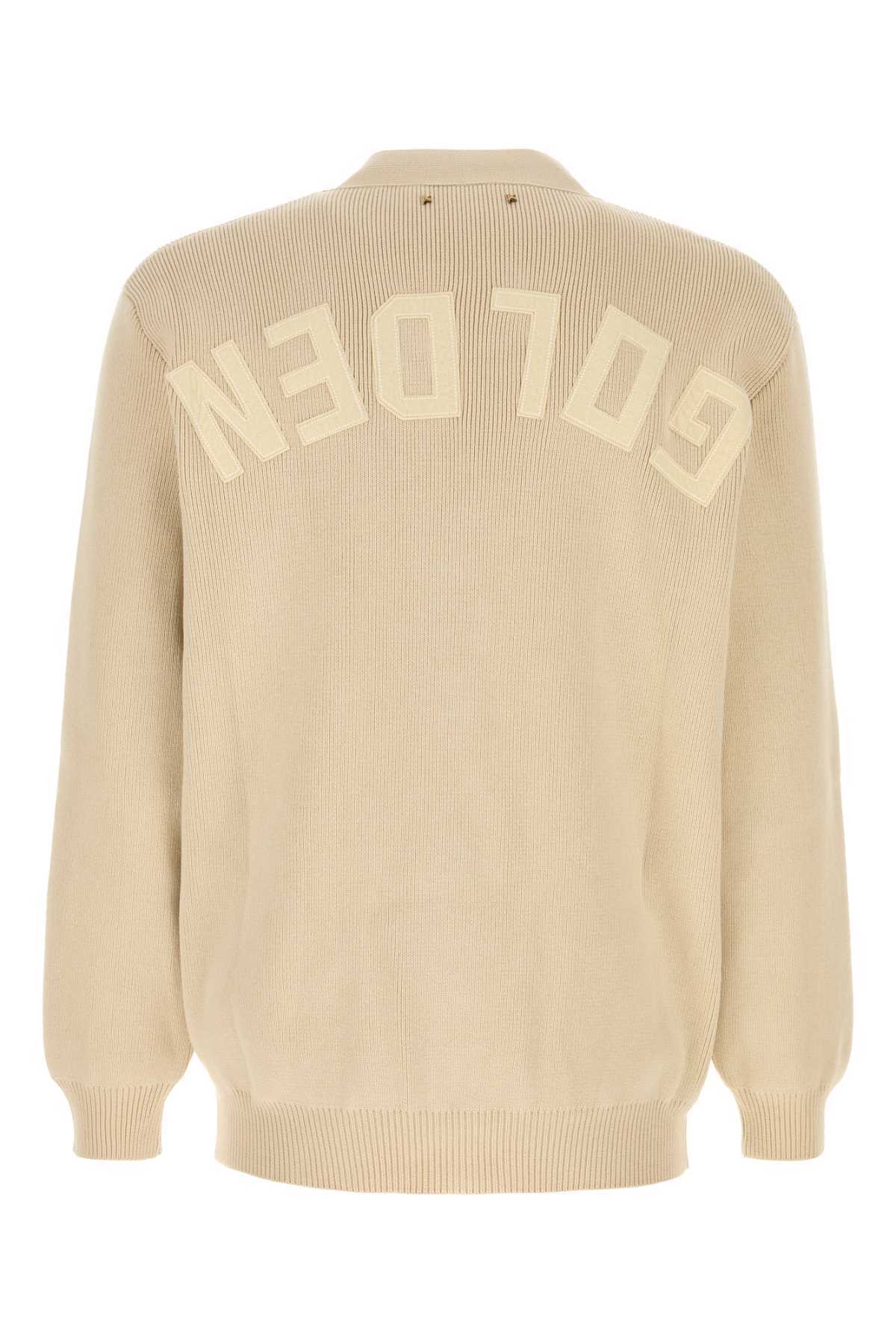 Golden Goose Stretch Cotton Blend Cardigan - Travertine - Image 2 of 2