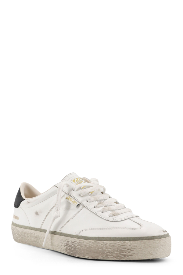 Golden Goose Soul Star Leather Sneakers - White