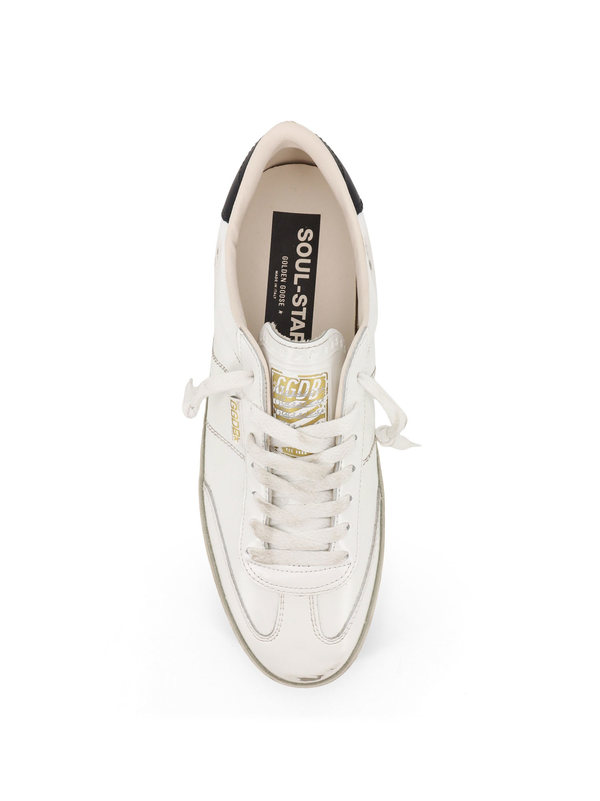 Golden Goose Soul Star Leather Sneakers - White