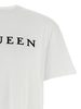 Alexander McQueen Flocked McQueen T-shirt - White/Black - Thumbnail 3