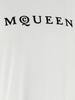 Alexander McQueen Flocked McQueen T-shirt - White/Black - Thumbnail 4