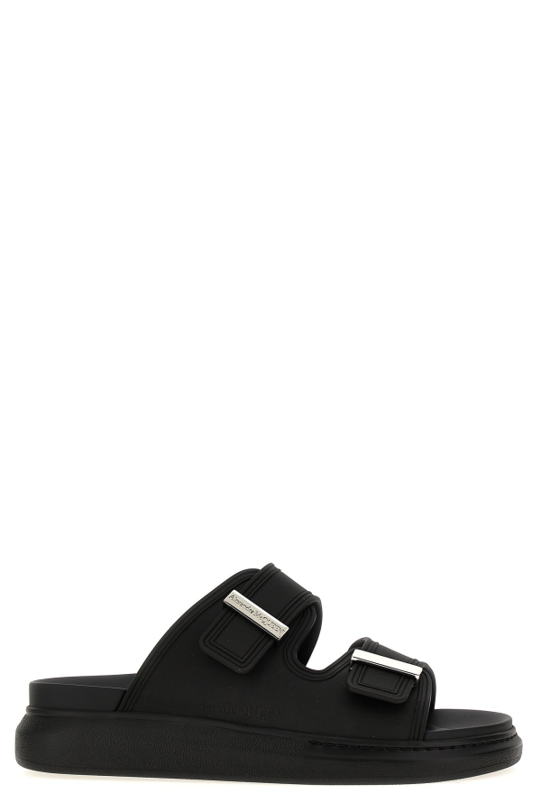 Alexander McQueen Rubber Sandals - Black