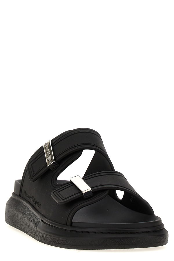 Alexander McQueen Rubber Sandals - Black