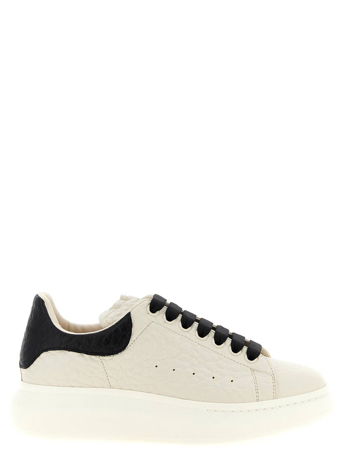 Alexander McQueen Larry Sneakers - White/Black - Image 1 of 4