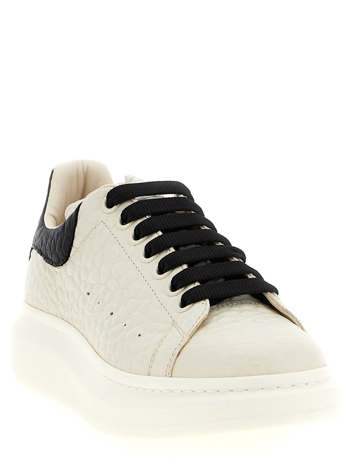 Alexander McQueen Larry Sneakers - White/Black - Image 2 of 4