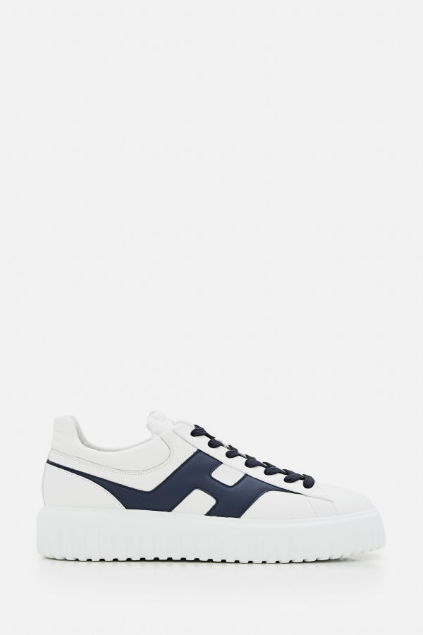 Hogan H-stripes Laced Sneakers - White