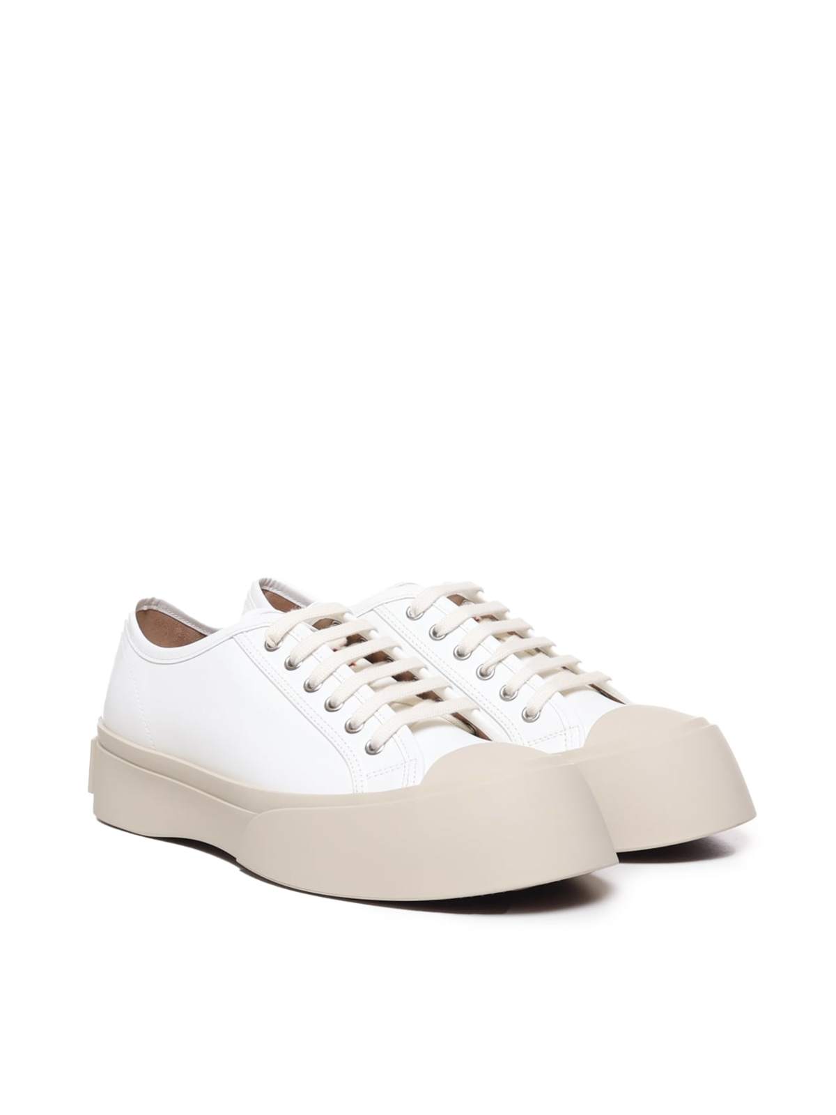 Marni Pablo Nappa Sneaker Shoes - Lilywhite - Image 2 of 4