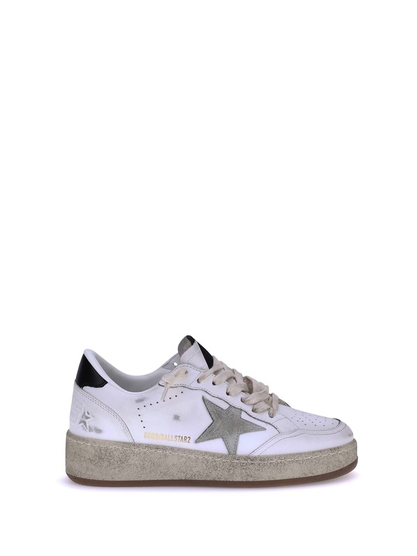 Golden Goose Ball Star 2 Sneakers - White/Ice/Black Golden Goose Ball Star 2 Sneakers - White/Ice/Black