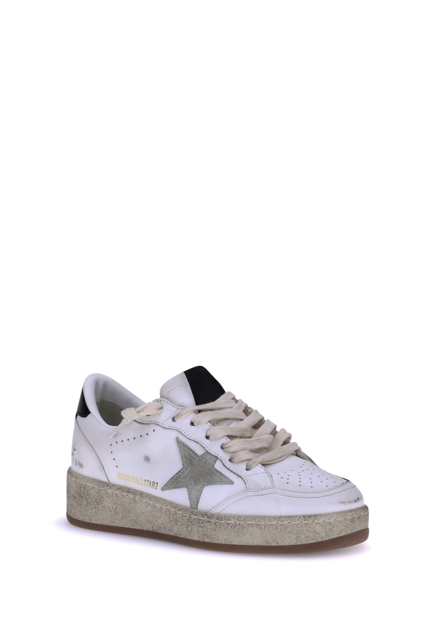 Golden Goose Ball Star 2 Sneakers - White/Ice/Black