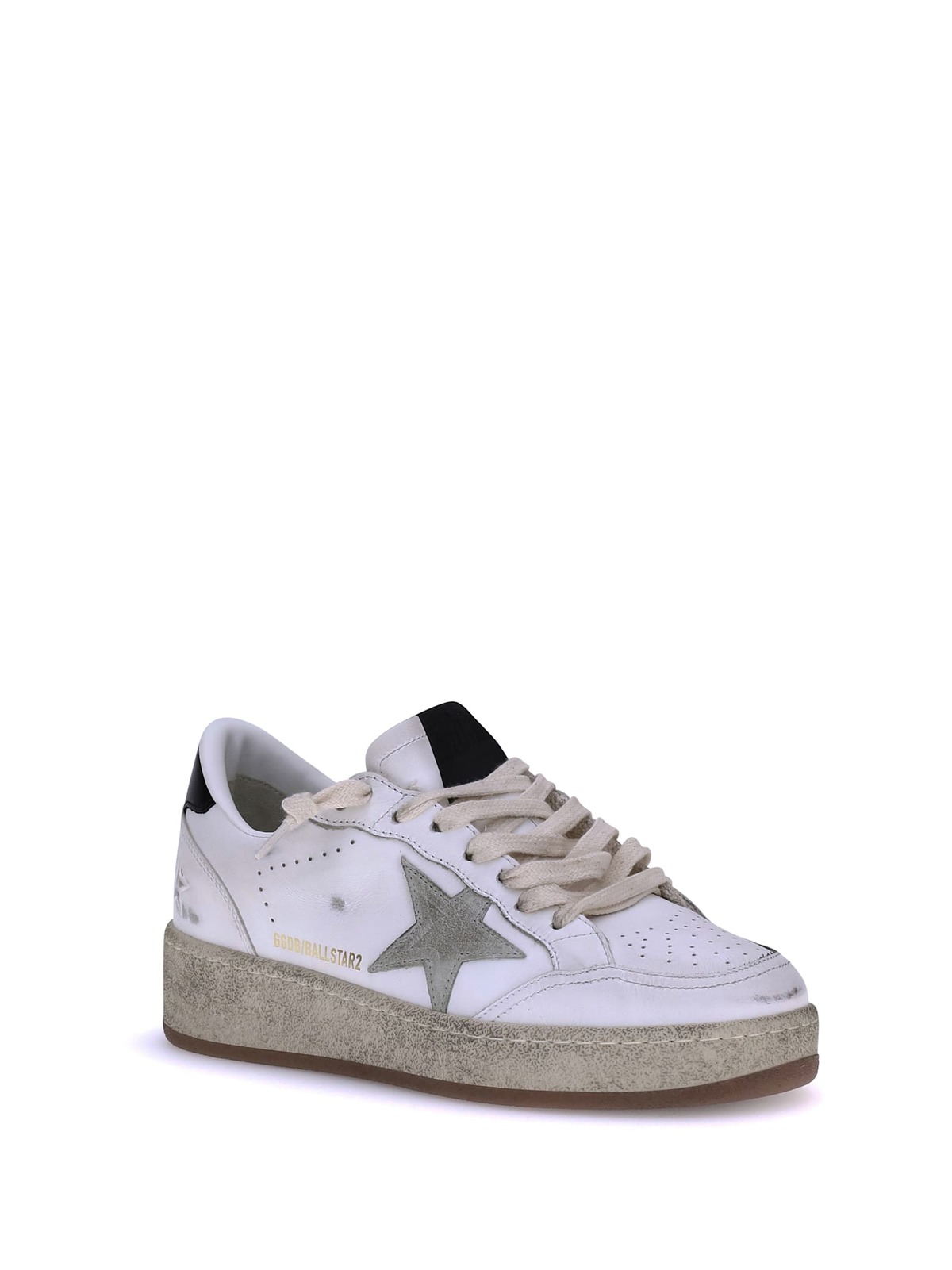 Golden Goose Ball Star 2 Sneakers - White/Ice/Black - Image 2 of 4